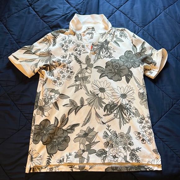 tony finau floral shirt